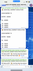 US30 EMPIRE VIP Forex Signals - US30/NAS100/GOLD/FX Lifetime Access