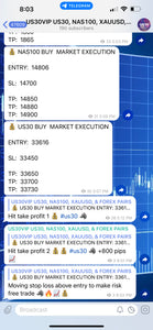 Lifetime VIP US30 NAS XAU & FOREX PAIRS LIFETIME Membership Live Forex Trade Alerts