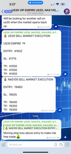 US30 EMPIRE VIP Forex Signals - US30/NAS100/GOLD/FX Lifetime Access