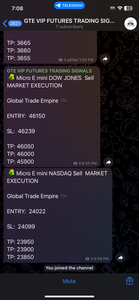 📈 GTE VIP Futures Trading Signals – US30, NAS100, S&P 500 & Gold